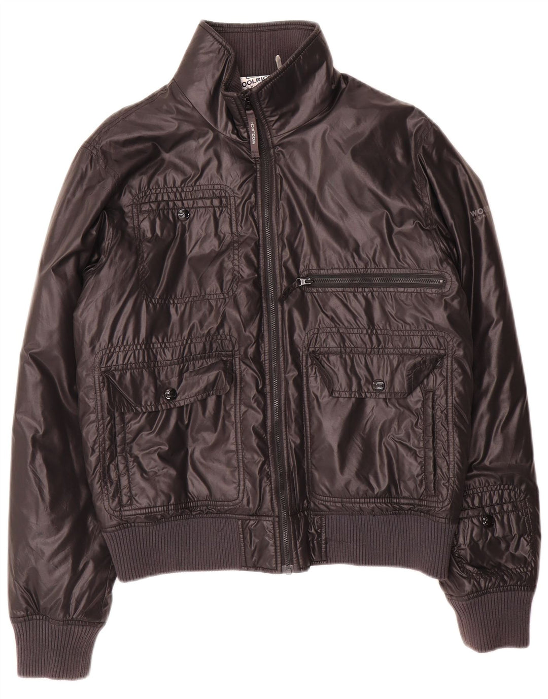 Jachetă Bomber pentru bărbați Woolrich UK 38 Medium Black Nylon
