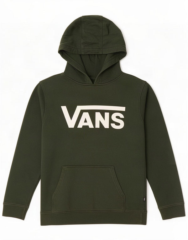 Pulover Vans pentru damă, cu grafică, UK 14, bumbac verde mare