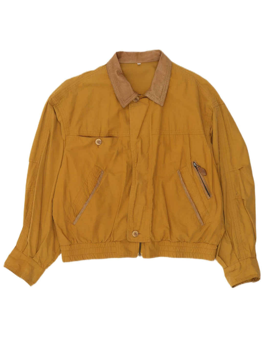 Ciao Bomber Jacket pentru bărbați IT 50 Large Yellow Cotton Classic
