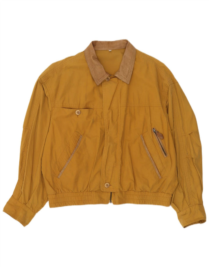 Ciao Bomber Jacket pentru bărbați IT 50 Large Yellow Cotton Classic