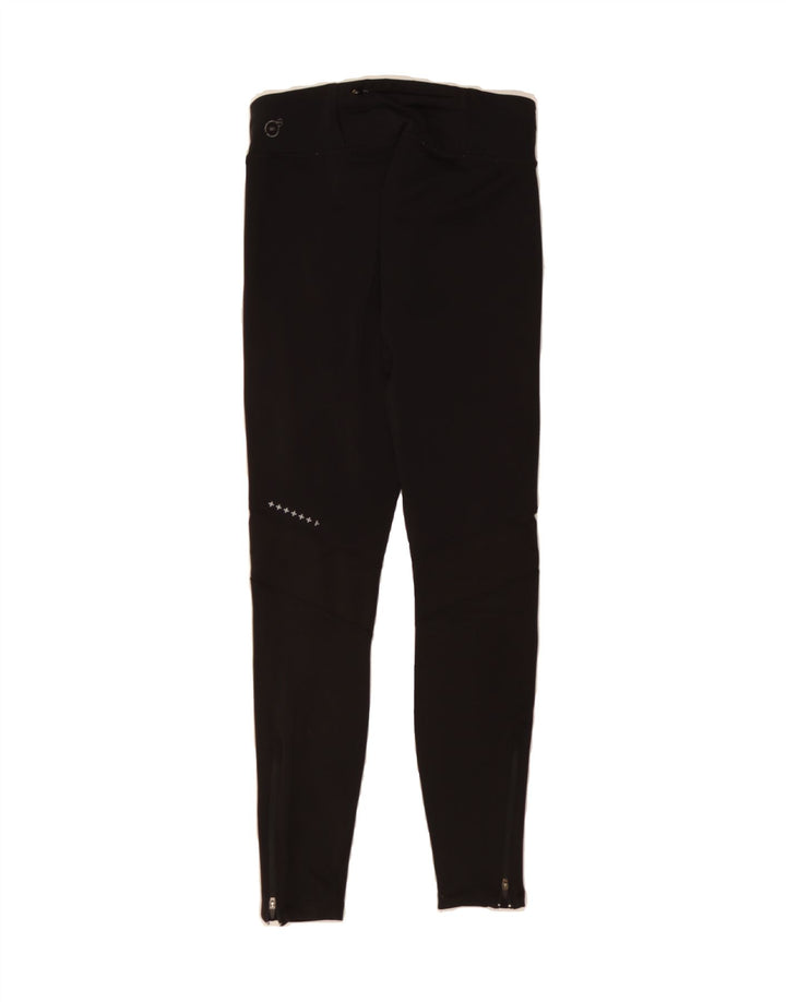 PUMA Womens Leggings UK 12 Medium  Black Polyester Vintage Puma and Second-Hand Puma from Messina Hembry 