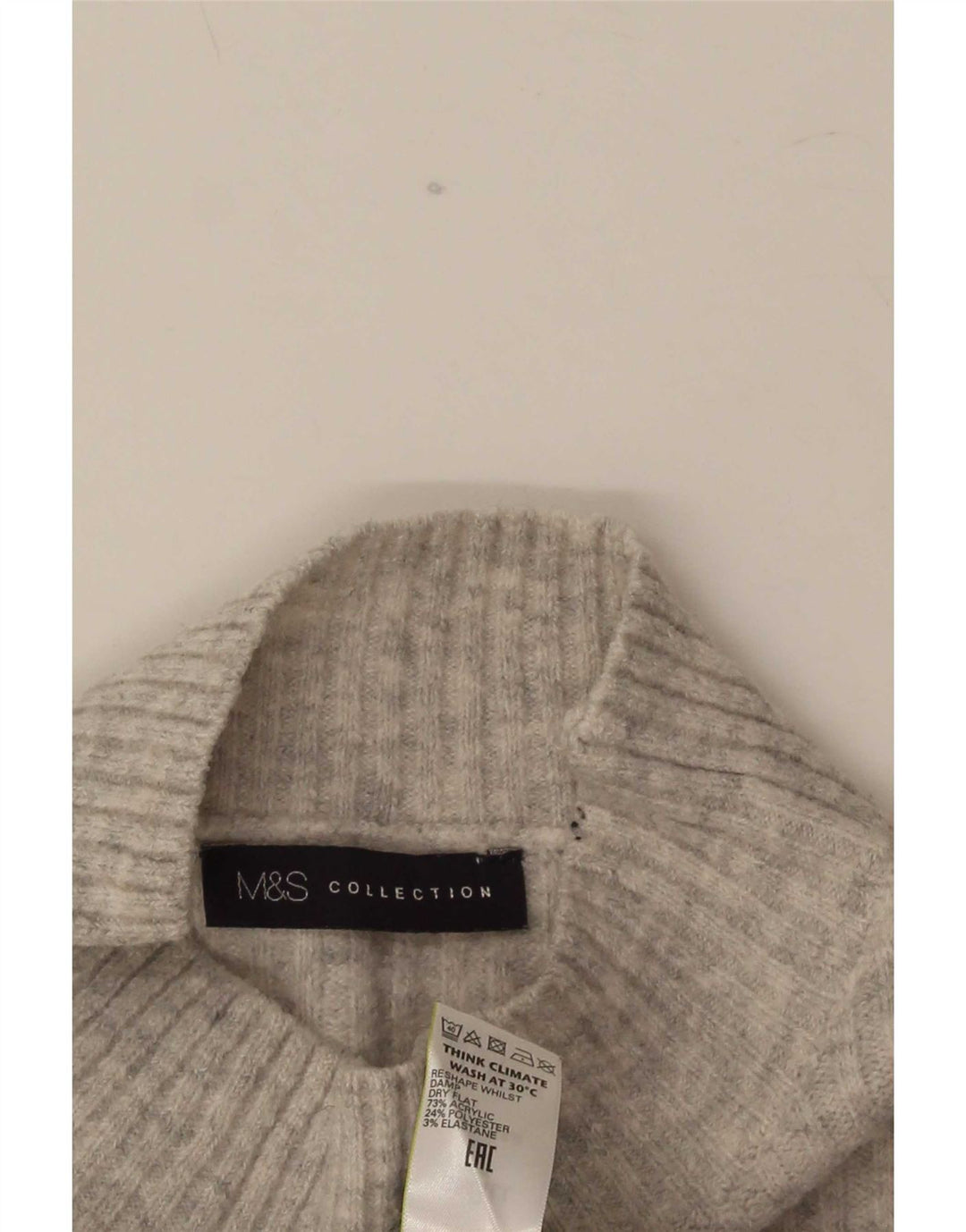 Pulover cu gât țestoasă pentru femei Marks & Spencer UK 10 mic gri