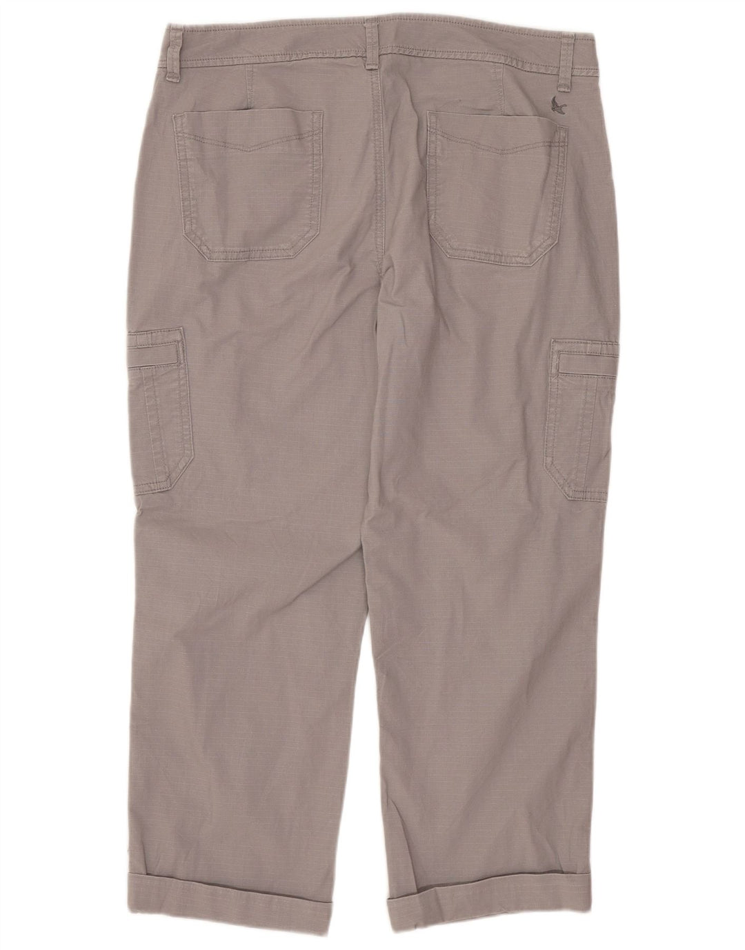 Pantaloni tăiați pentru femei Eddie Bauer US 10 Large W34 L24 Bumbac gri