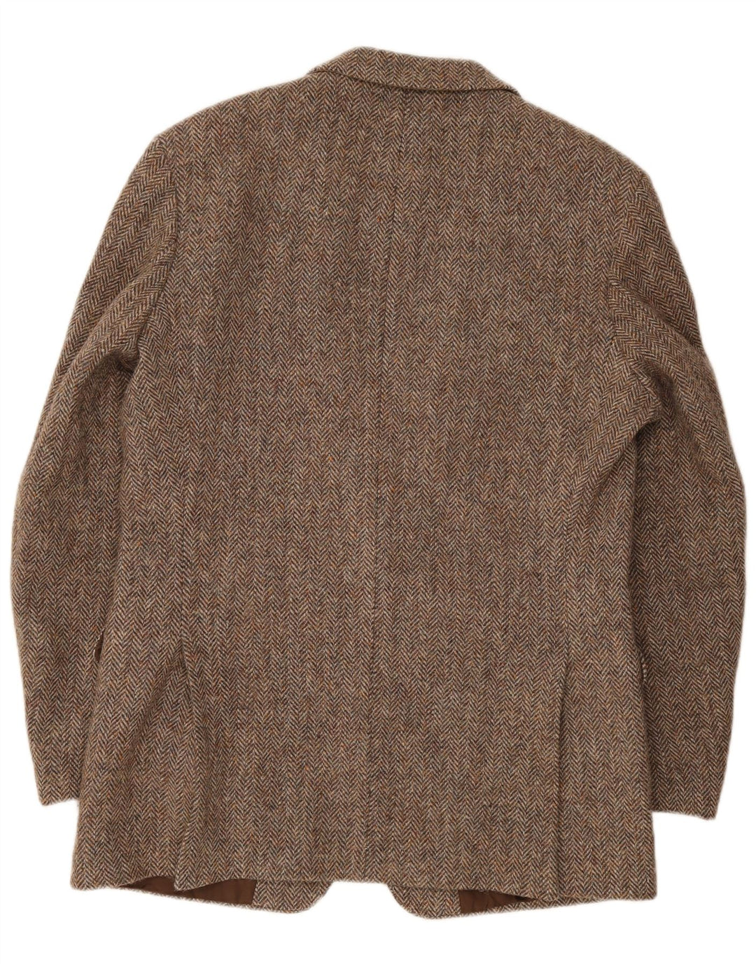 Jachetă pentru bărbați Harris Tweed St. Michael Blazer UK 40 Large Brown Herringbone