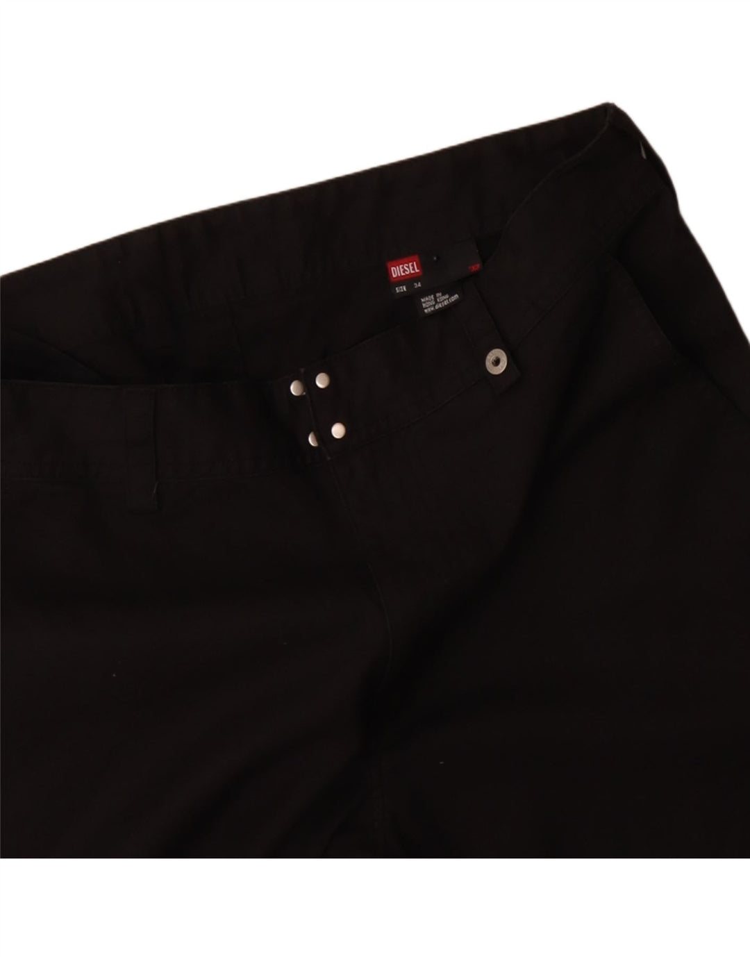 Pantaloni chino Bootcut pentru bărbați Diesel L34 L34, bumbac negru