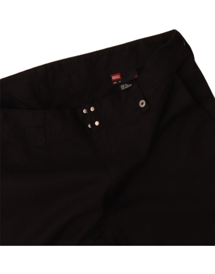 Pantaloni chino Bootcut pentru bărbați Diesel L34 L34, bumbac negru