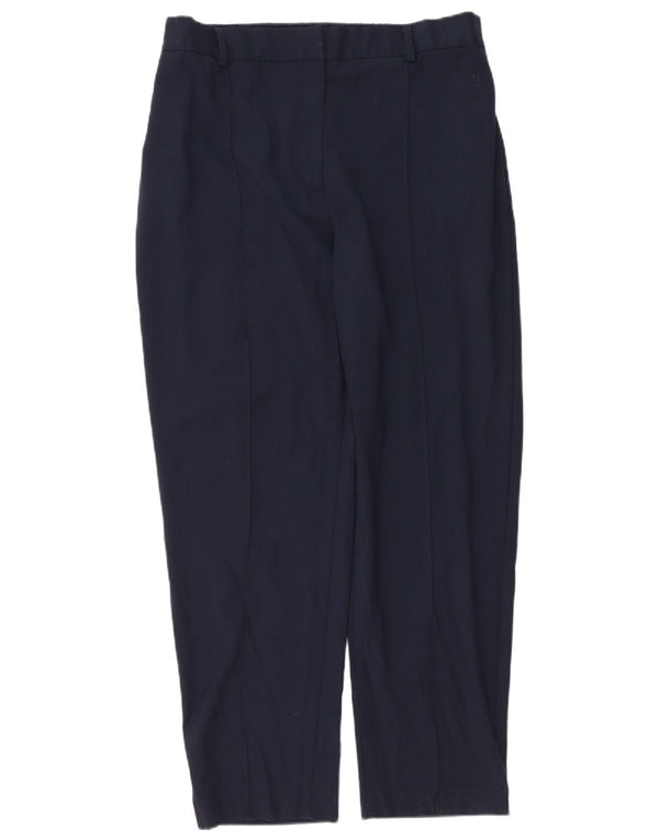 Pantaloni casual pentru femei Marks & Spencer, cu croiala relaxată, UK 18 XL W38 L30 bleumarin