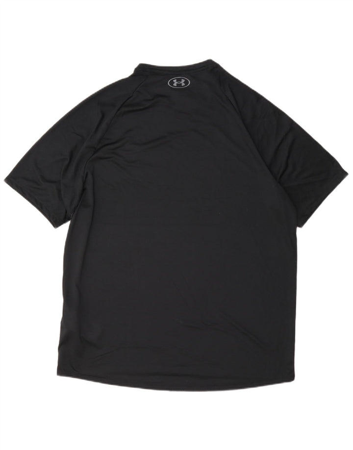 Tricou Under Armour pentru bărbați Top mare din poliester negru