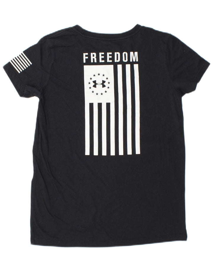 Tricou grafic pentru femei UNDER ARMOUR Top UK 6 XS cu dungi negre