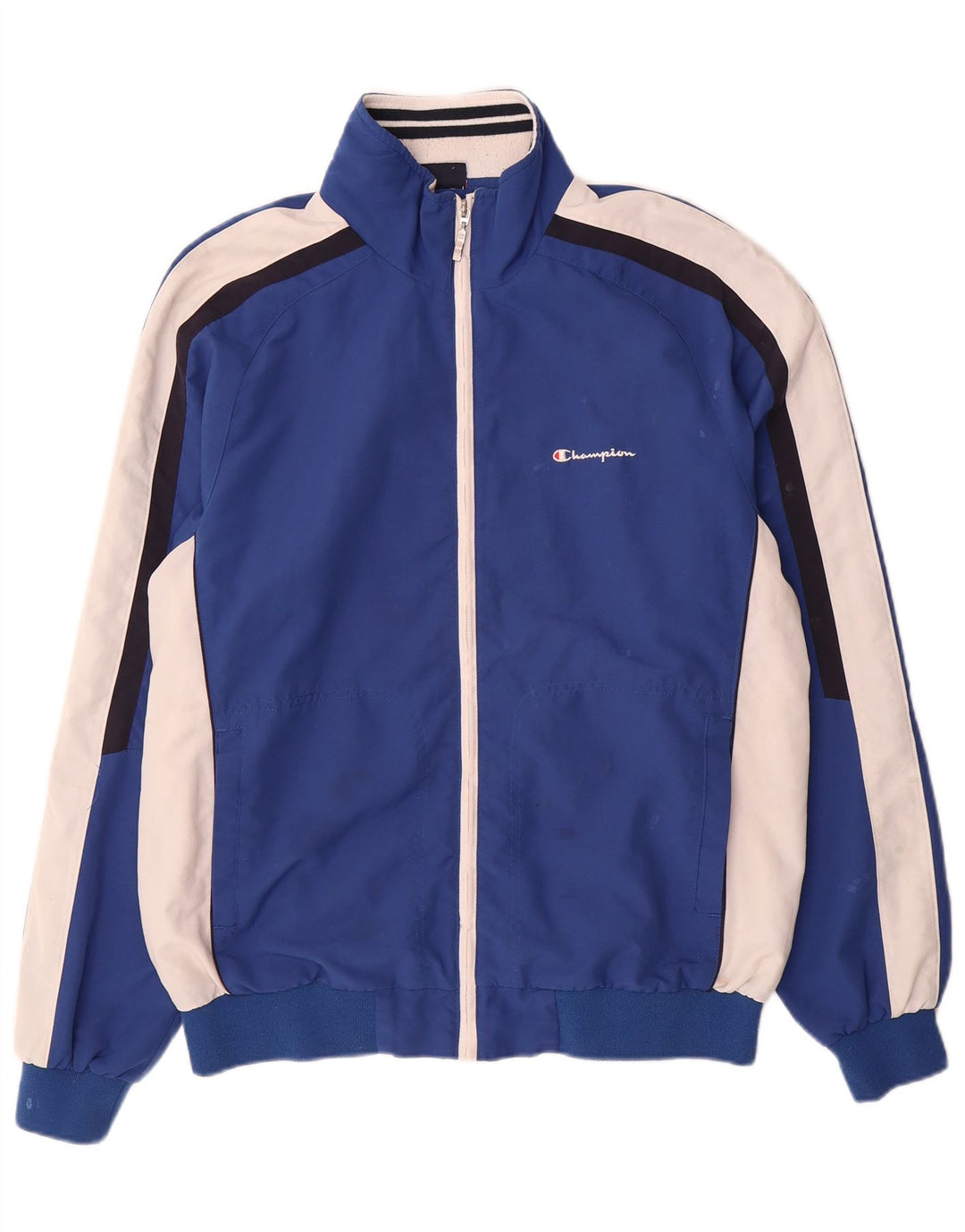 Jachetă de trening pentru bărbați Champion, XL, poliester color block, albastru