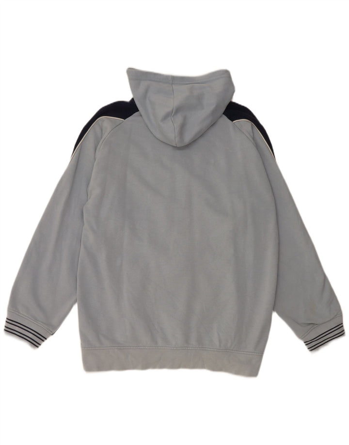 Pulover Nike pentru băieți Graphic Zip Hoodie 13-14 ani XL Albastru Bumbac color bloc