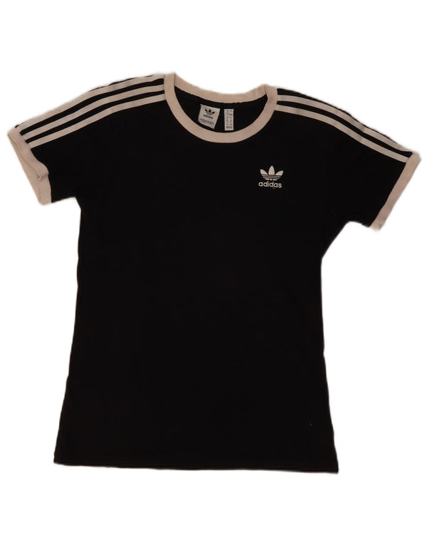 Tricou Adidas pentru femei Top UK 8 Small Black Bumbac