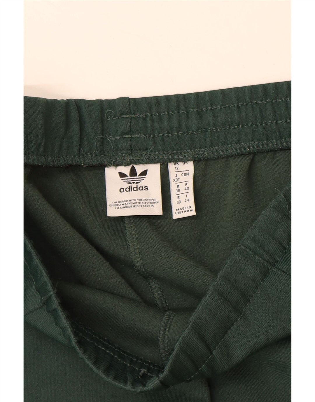 Pantaloni de trening ADIDAS pentru femei UK 12 Medium Green