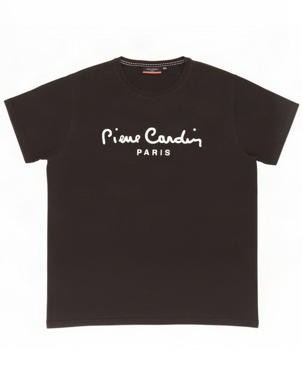 Pierre Cardin Tricou grafic pentru femei Top UK 20 2XL Bumbac negru