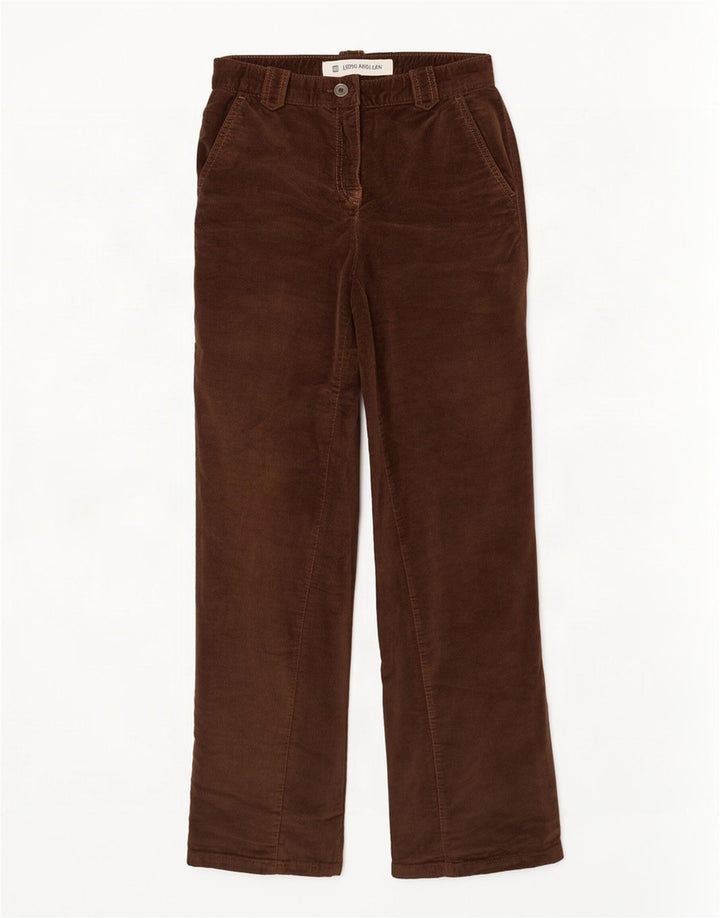 Pantaloni casual din velur Gap Stretch Bootcut W30 L30 maro
