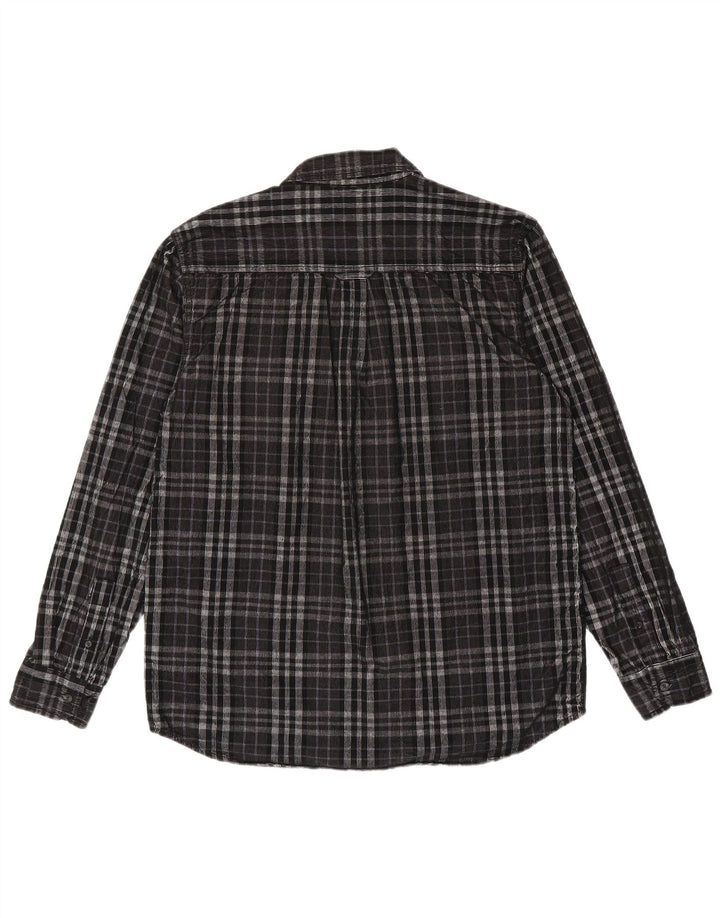Cămașă de flanel pentru bărbați Rip Curl, bumbac cu carouri mari, negru