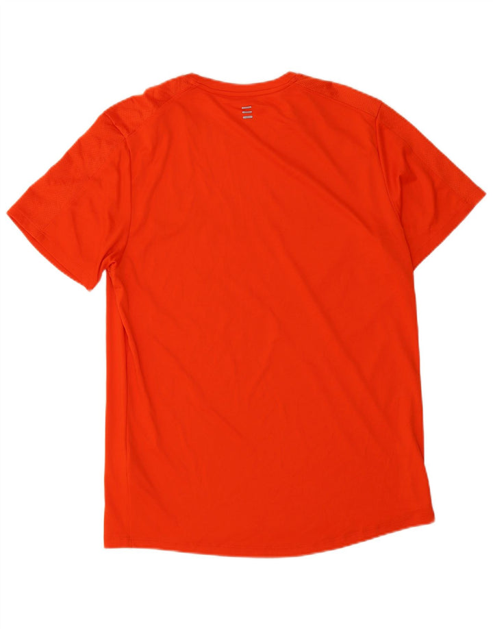 Tricou grafic Under Armour pentru bărbați Heat Gear Top Poliester portocaliu mediu