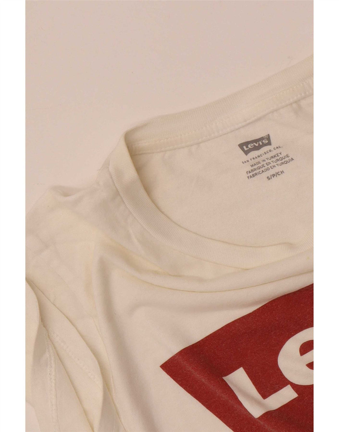 Tricou grafic Levi's pentru femei Top UK 10 Small White