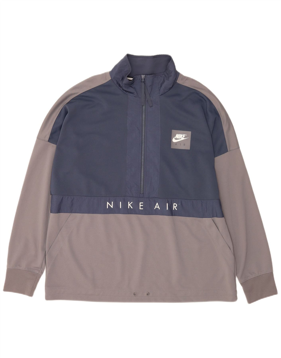 Pulover Nike pentru bărbați, cu grafic, cu fermoar, cu gât, XL, poliester color bloc