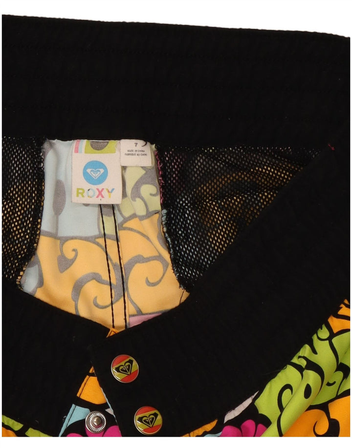 Pantaloni caldi pentru femei Roxy US 7 Medium W28 Poliester floral multicolor