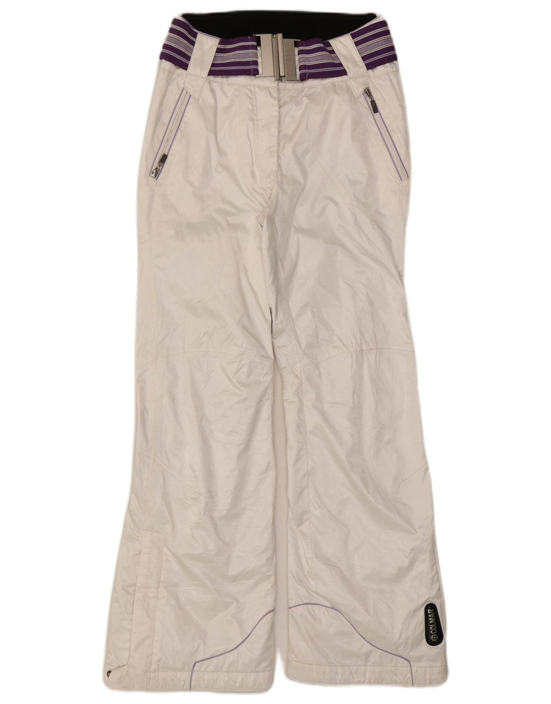 Pantaloni de schi Colmar pentru femei IT 42 Medium W28 L29 Alb Poliester Sport