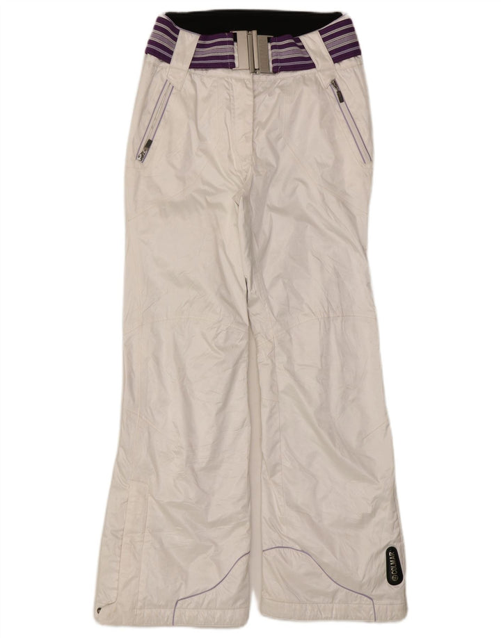Pantaloni de schi Colmar pentru femei IT 42 Medium W28 L29 Alb Poliester Sport