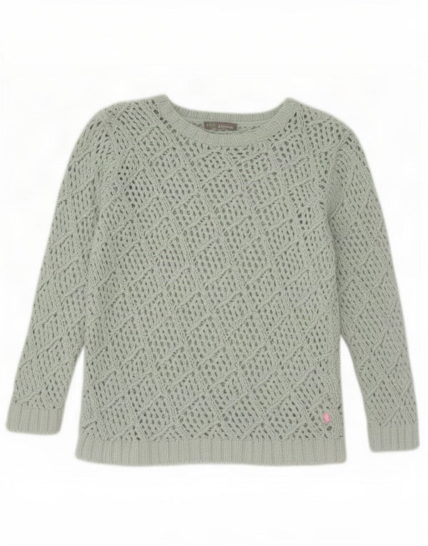 Pulover pentru femei Marks & Spencer, cu gât de barcă, UK 10, mic, albastru, bumbac