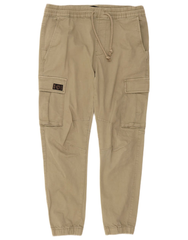Pantaloni cargo pentru bărbați Zara Joggeri Mediu L31 L27 Bumbac kaki