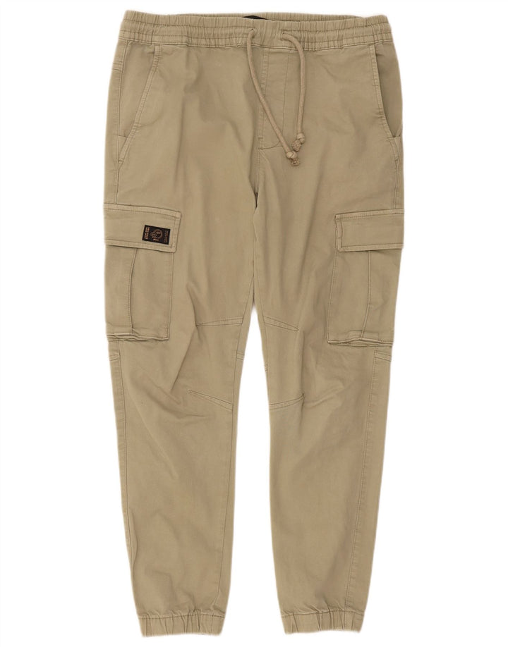 Pantaloni cargo pentru bărbați Zara Joggeri Mediu L31 L27 Bumbac kaki
