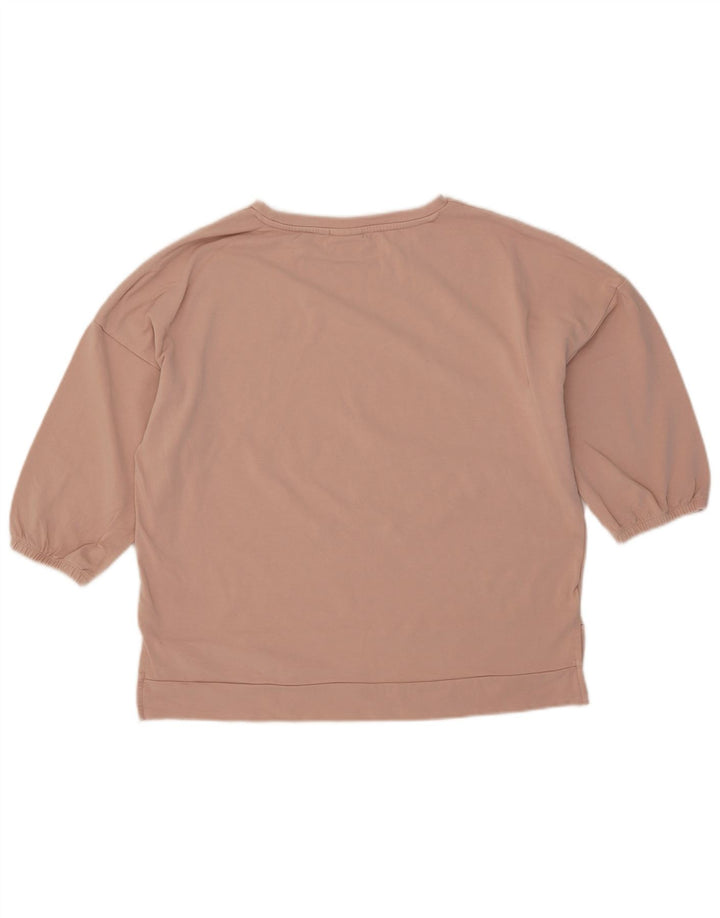 Pulover supradimensionat pentru femei Ellesse, cu mâneci 3/4, UK 10, roz mic