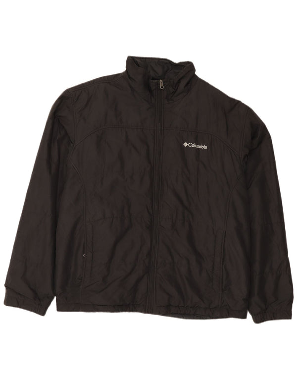 Jachetă Bomber Columbia pentru bărbați Interchange Liner UK 42 XL Poliester negru
