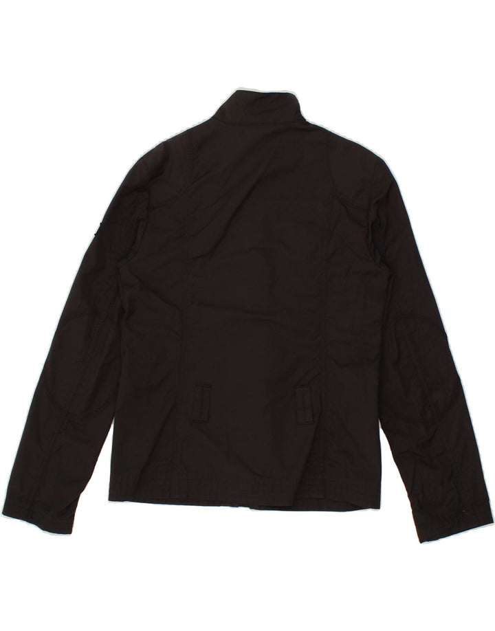 ELLESSE Womens Bomber Jacket UK 10 Small Black Cotton Vintage Ellesse and Second-Hand Ellesse from Messina Hembry 