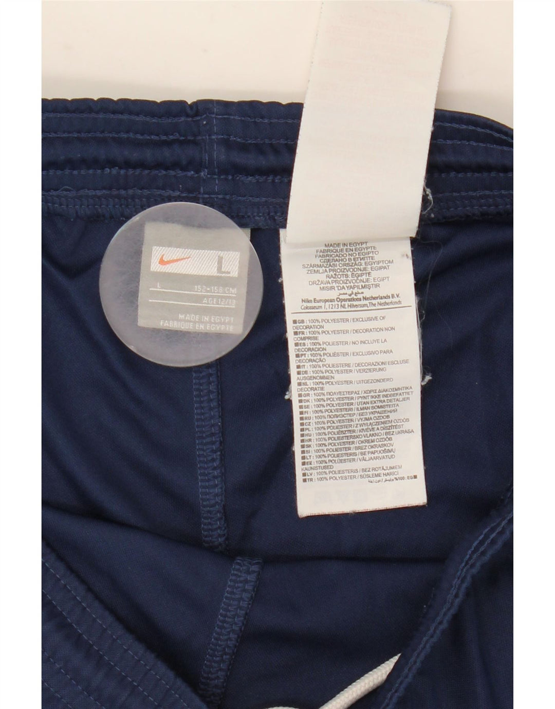 Pantaloni scurți sport Nike pentru băieți 12-13 ani, mari, bleumarin, poliester