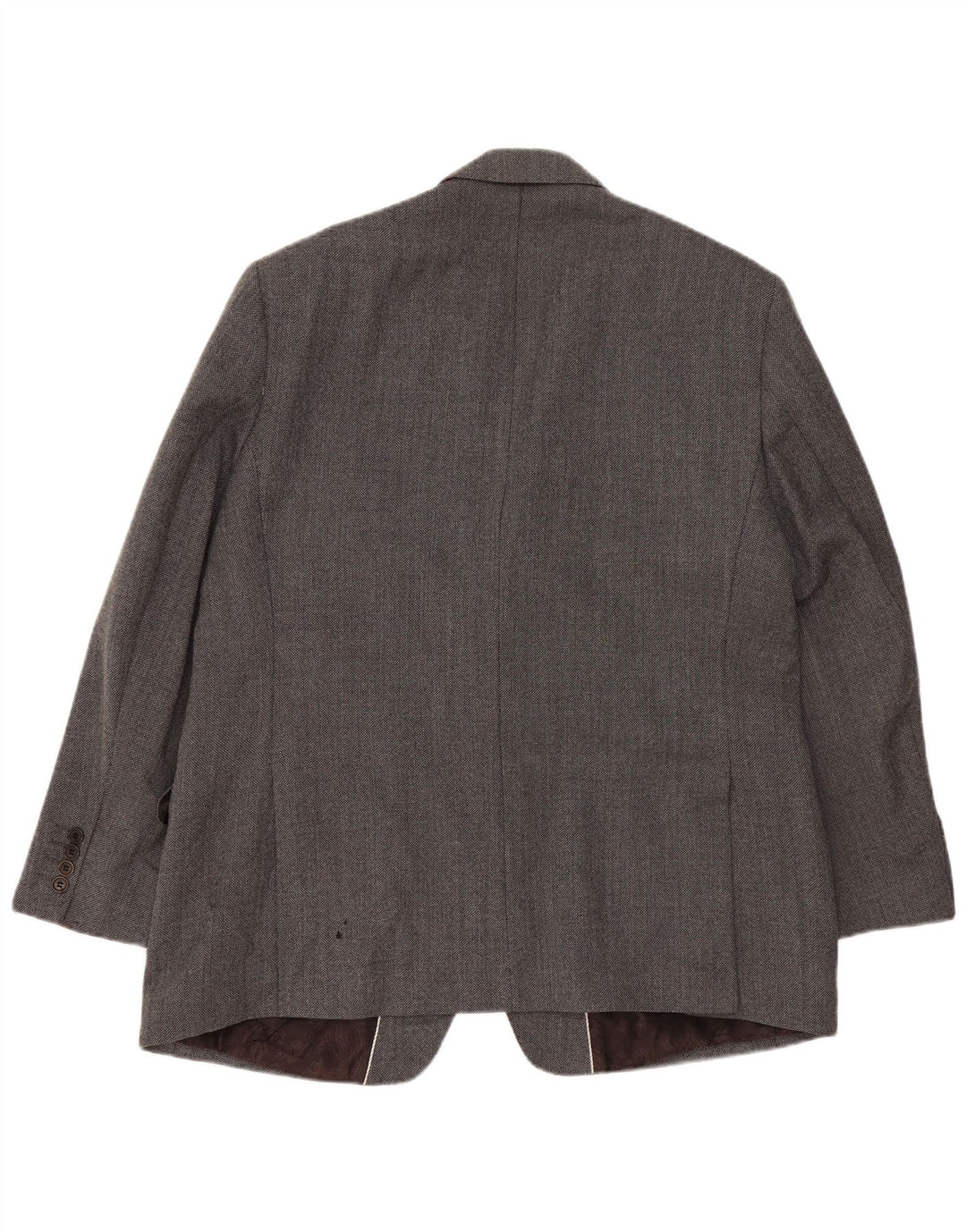 Jachetă pentru bărbați Marks & Spencer Autograph cu 2 nasturi, UK 46 XL, lână gri
