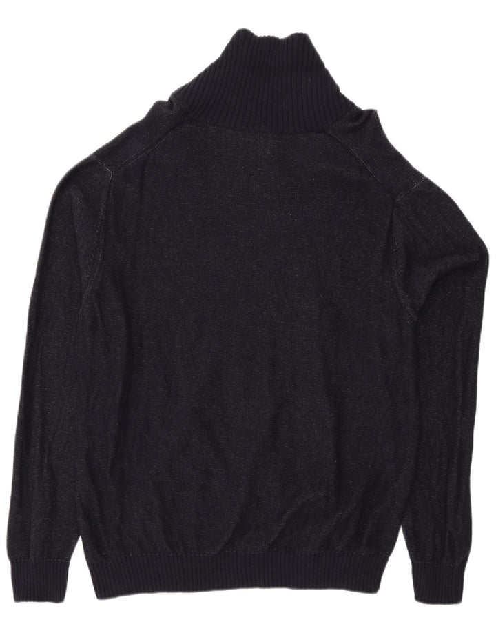 Pulover pentru bărbați CHAPS, cu gât șal, XL, bleumarin, pete