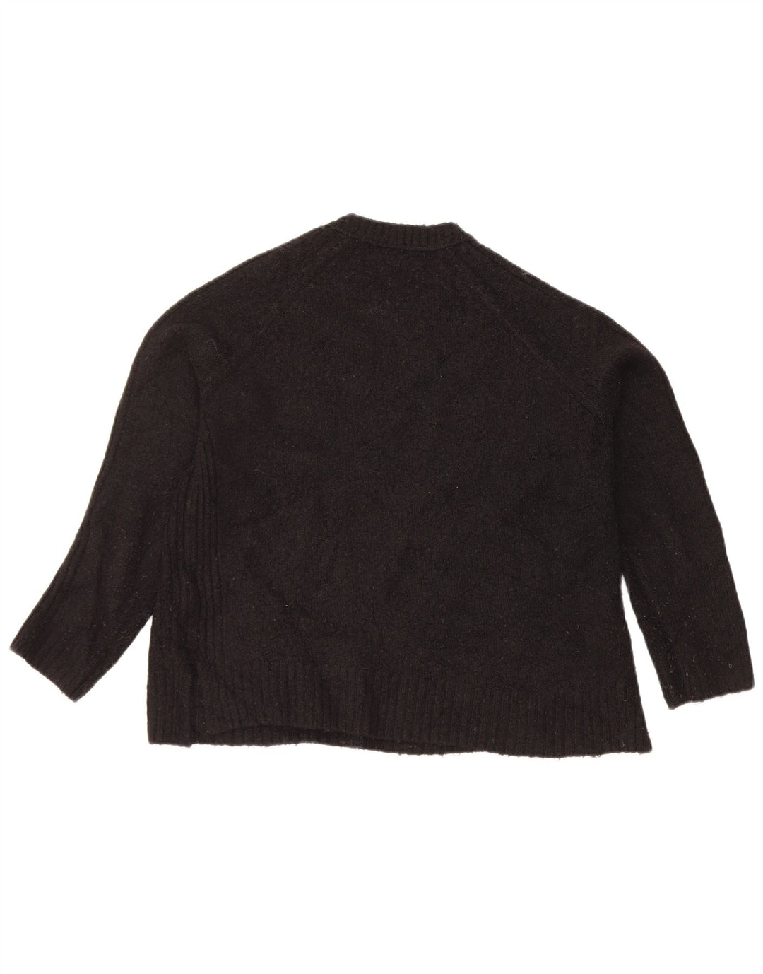 Pulover pentru femei Marks & Spencer Crop Crew Deck Pulover UK 14 Medium Negru