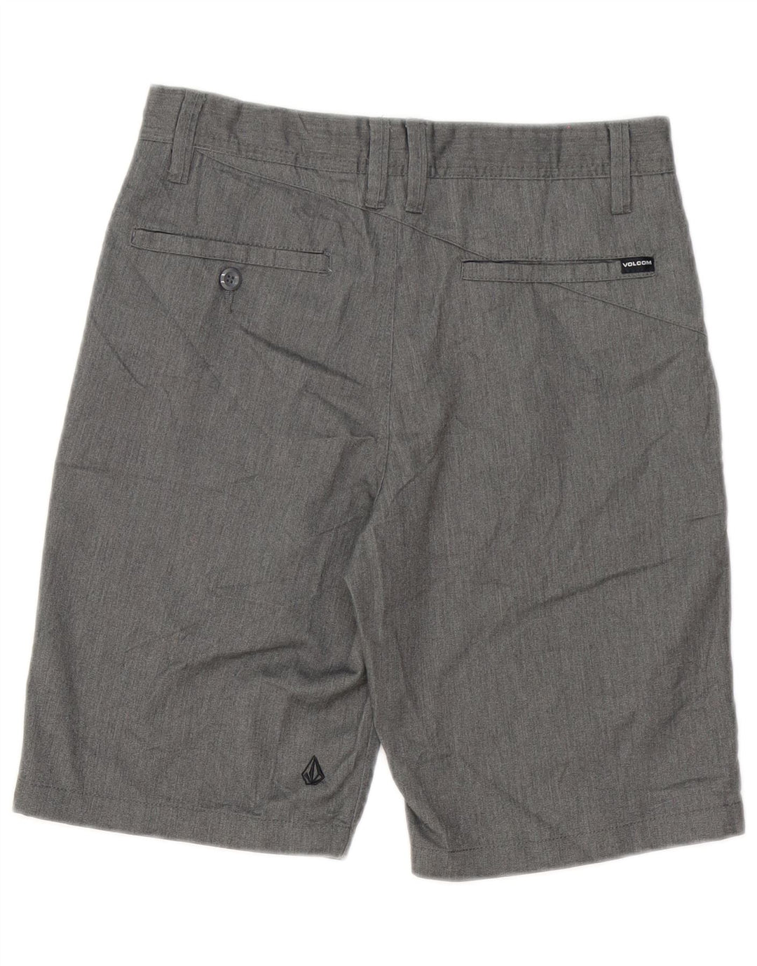 Pantaloni scurți chino pentru băieți Volcom 15-16 ani W28 poliester gri