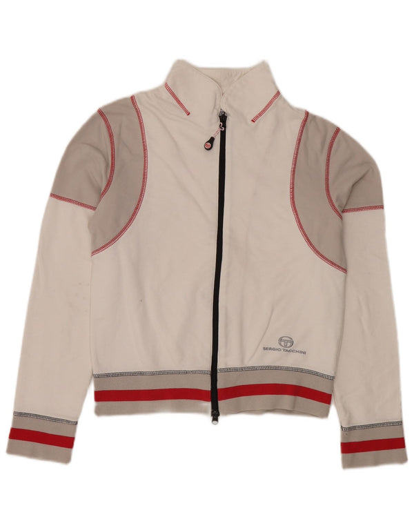 Jachetă de trening pentru femei Sergio Tacchini IT 44 Medium White Colorblock
