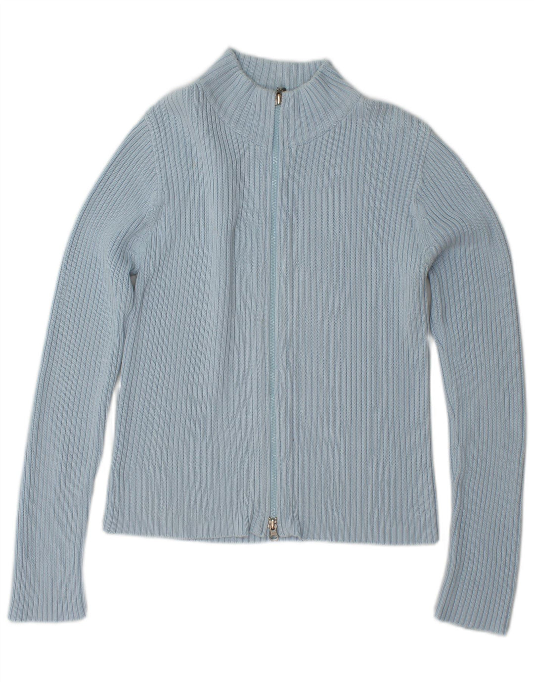 TOM TAILOR Pulover Crop Cardigan pentru femei UK 12 Medium Blue