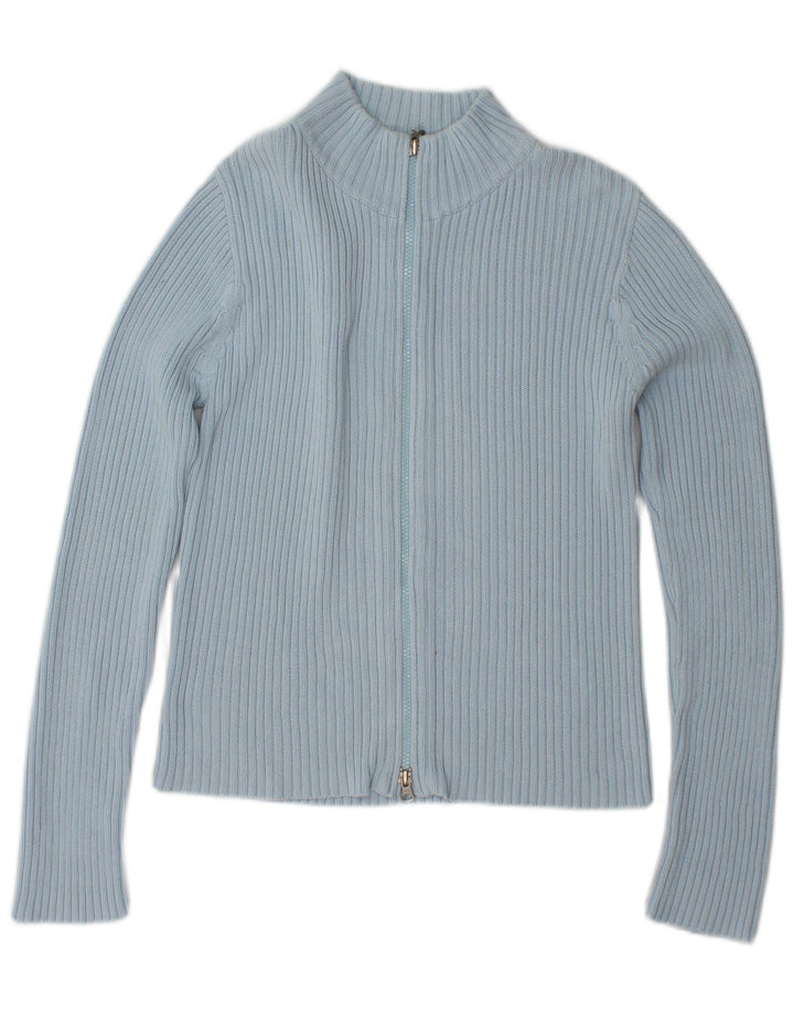 TOM TAILOR Pulover Crop Cardigan pentru femei UK 12 Medium Blue