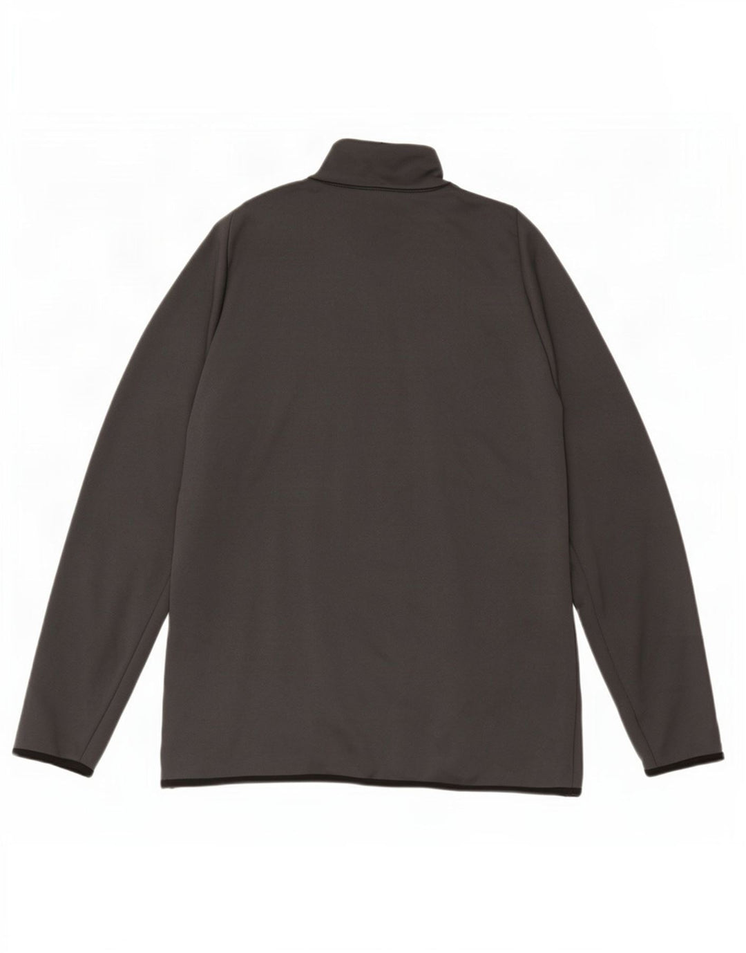 Top de trening pentru bărbați Dri Fit, cu fermoar și gât, din poliester mare, gri