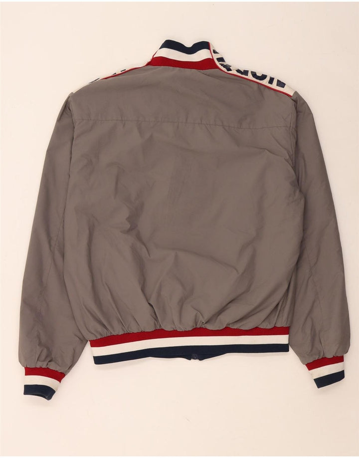 Jachetă bomber grafică pentru bărbați NORTH SAILS UK 42 XL Gri din poliamidă color bloc