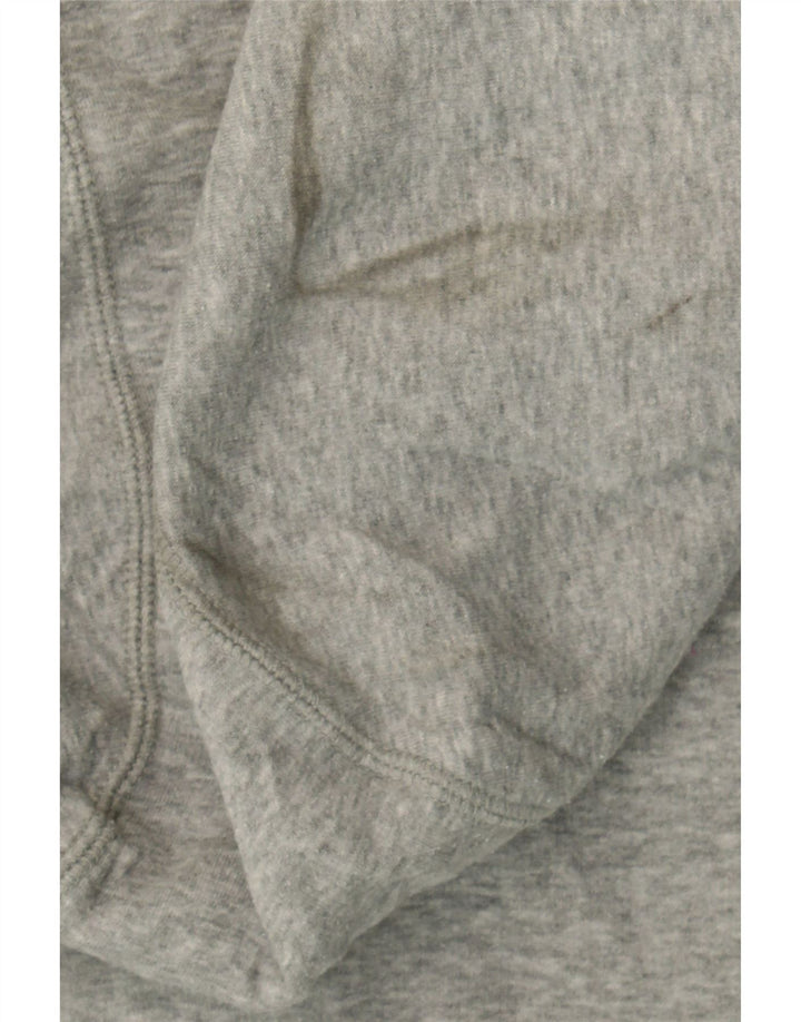 JORDAN Mens Zip Hoodie Sweater Medium Grey Cotton Vintage Jordan and Second-Hand Jordan from Messina Hembry 