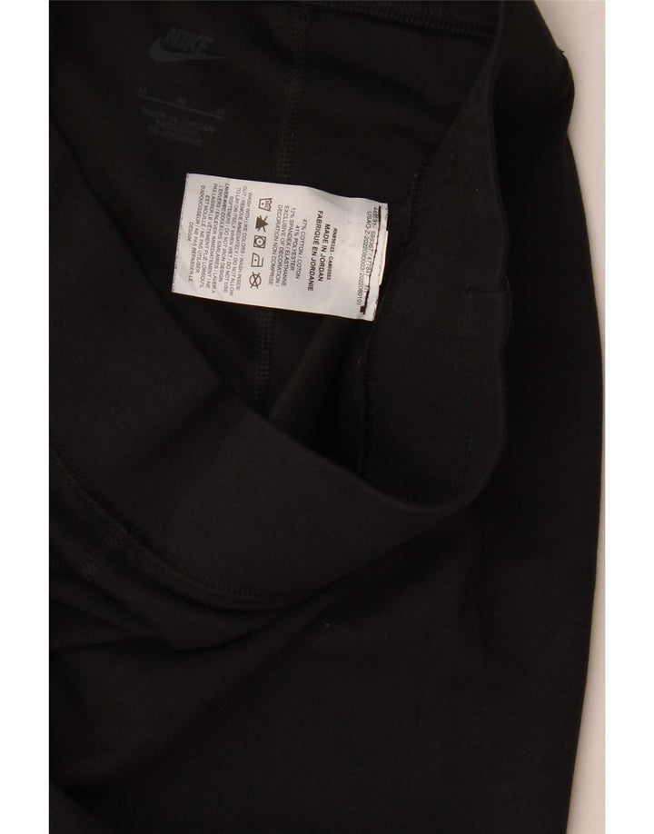 Leggings grafic Nike pentru femei UK 12, bumbac mediu negru