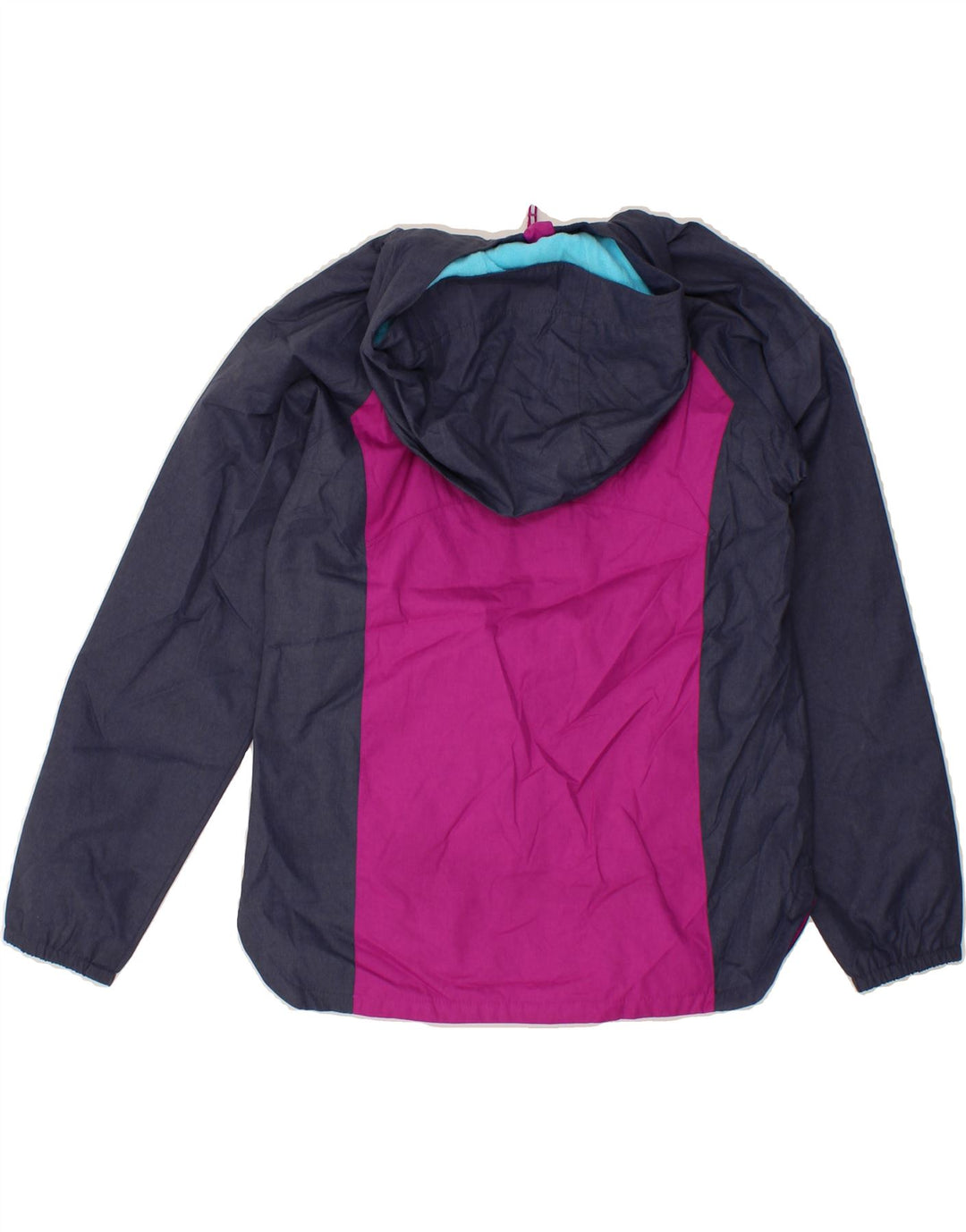 COLUMBIA Girls Windbreaker Jacket 10-11 Years Medium Pink Colourblock Vintage Columbia and Second-Hand Columbia from Messina Hembry 
