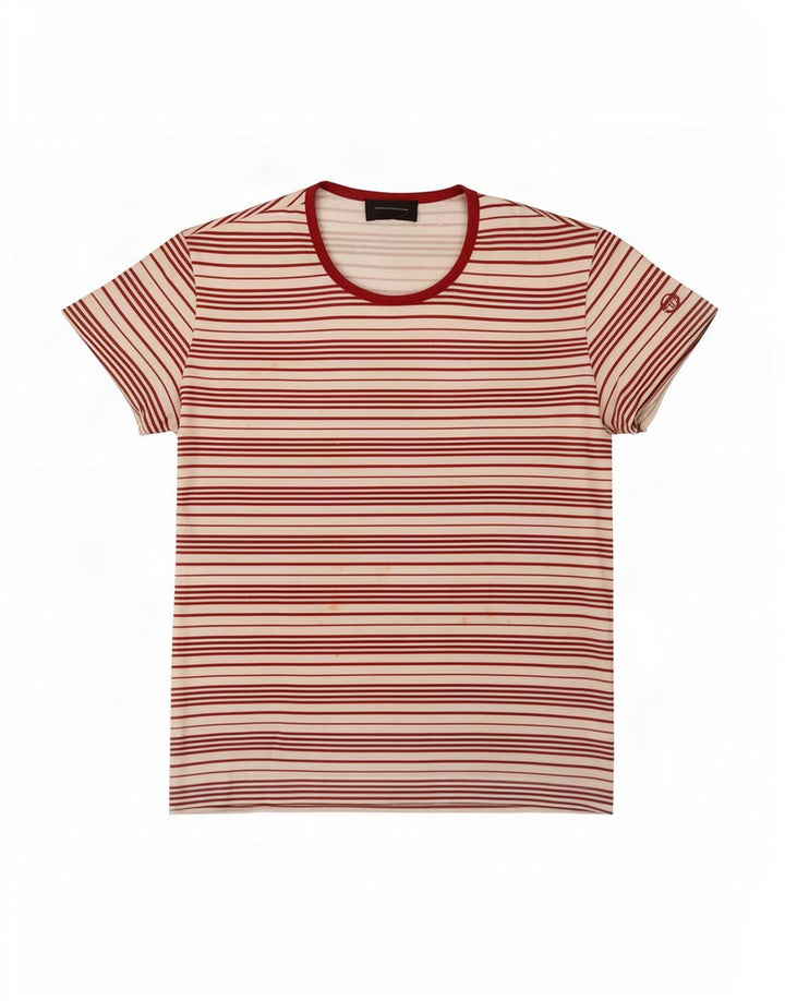 Tricou pentru femei Sergio Tacchini Top IT 44 Poliester cu dungi albe medii