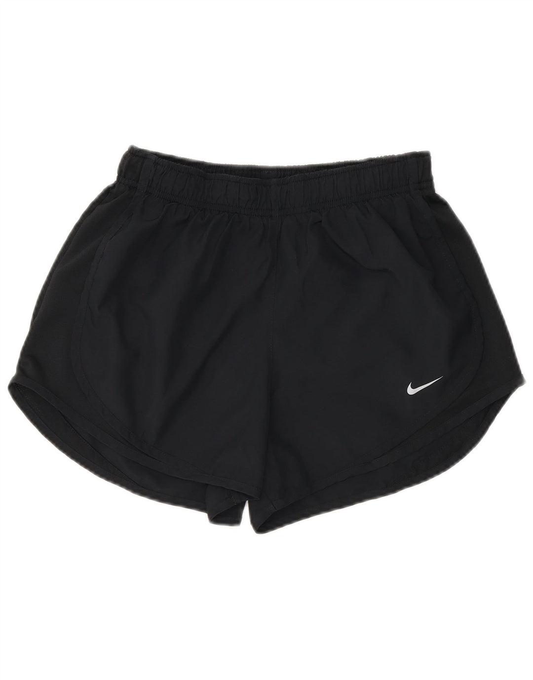 Pantaloni scurți sport Nike Dri Fit pentru femei UK 8 Small Negru Poliester