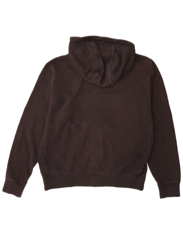 Pulover Nike pentru bărbați, cu fermoar, bumbac mediu negru