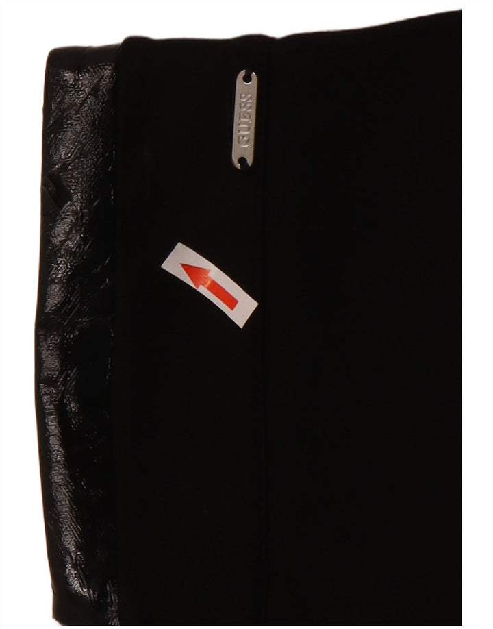 Fusta dreaptă pentru femei Guess Medium W28 Viscoză neagră