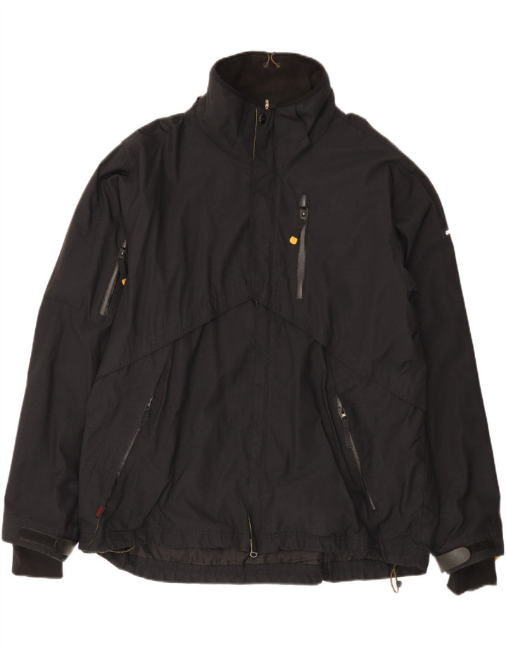Jachetă de ploaie CAT pentru bărbați UK 44 2XL Nylon negru